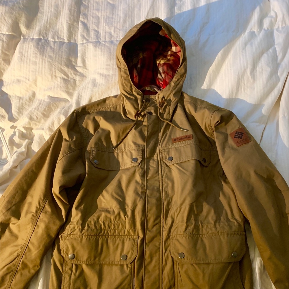 Columbia flannel lined jacket